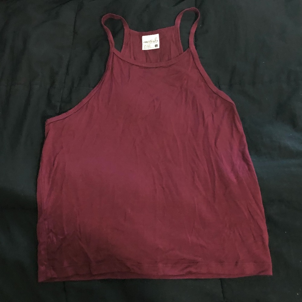 Full Tilt Maroon Crop Top 💕